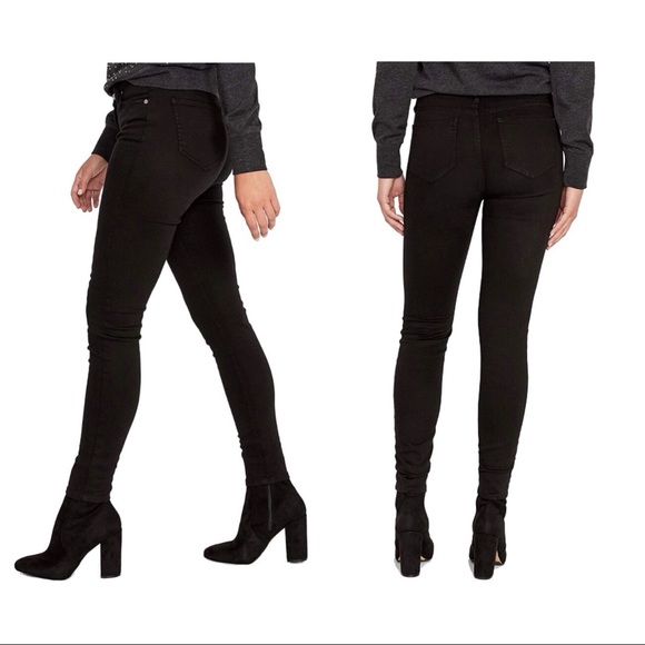 Buffalo David Bitton Women Black Mid rise Skinny Jeans - Picture 1 of 5